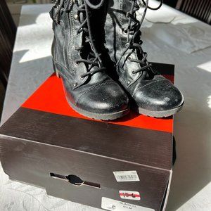 Guess Black Ankle Hiking  Boots